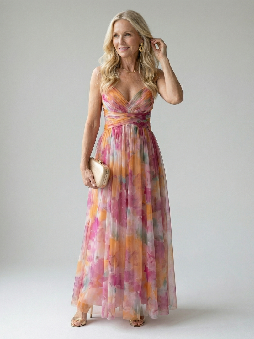 Isel Women's Maxi Dress | Lightweight Soft Wrap Design, Perfect for Summer 0