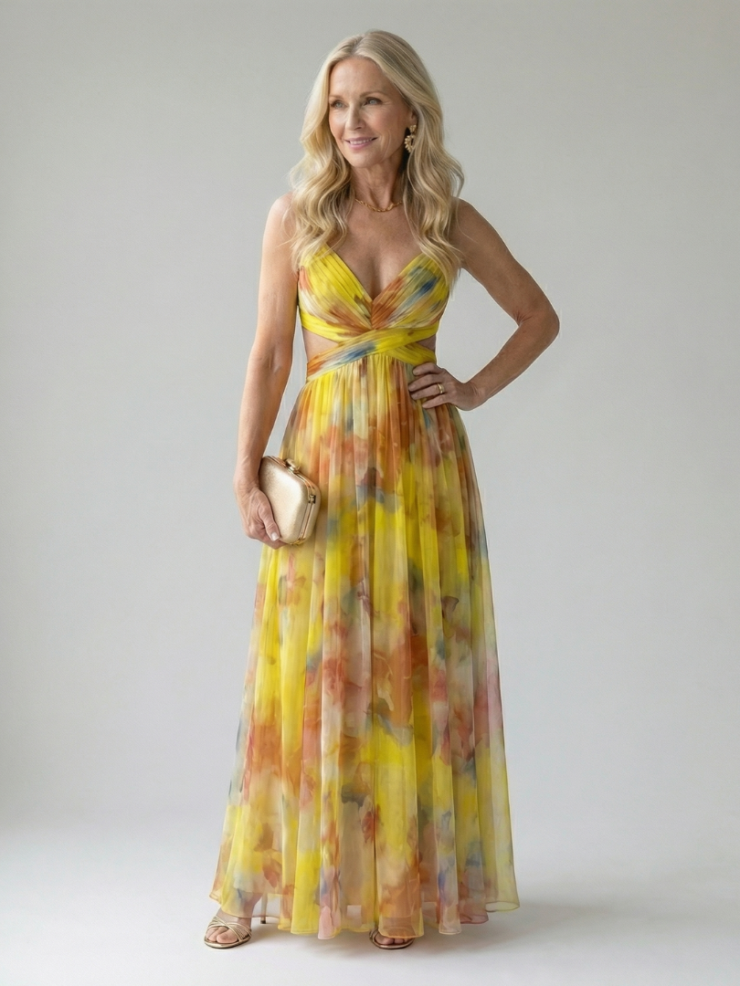 Isel Women's Maxi Dress | Lightweight Soft Wrap Design, Perfect for Summer 4