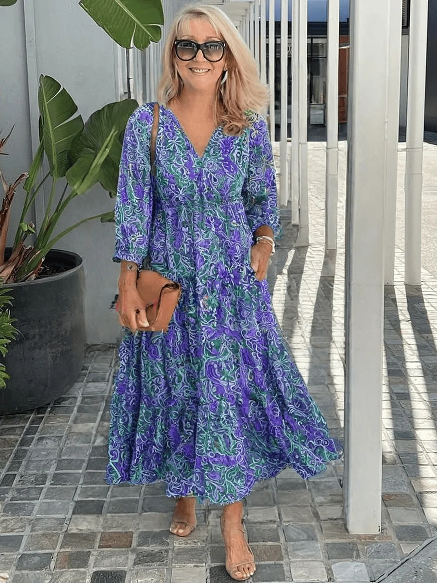 Ivy Women's Dress | Floral Boho Design, Casual Summer Style 4