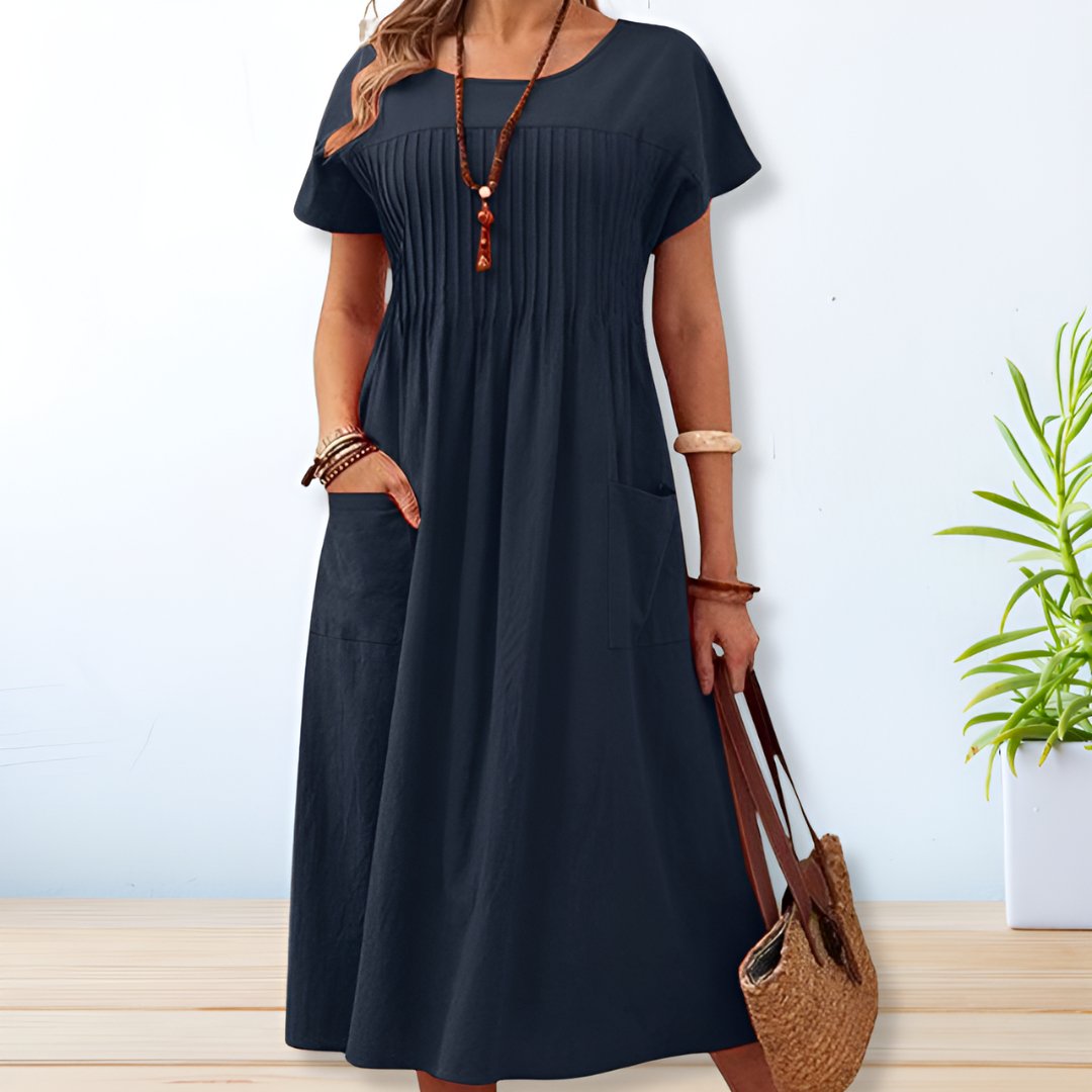 Jacqueline Women's Day Dress | Relaxed Fit, Casual Chic 0