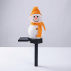 Jardin Décoratif Lumineux | Poupée Bonhomme de Neige Solaire 4