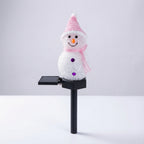 Jardin Décoratif Lumineux | Poupée Bonhomme de Neige Solaire 5
