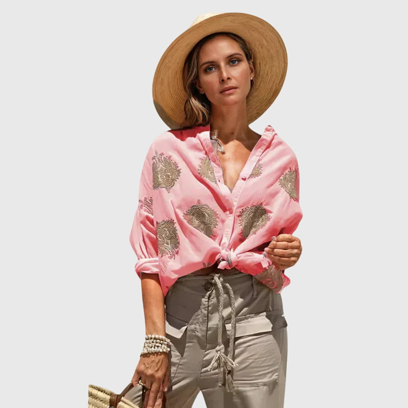 Jovial Women's Blouse | Lightweight, Chic Summer Top 3