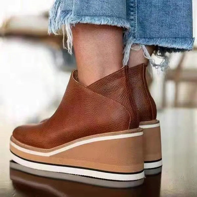 Jovial Women's Boots | Stylish Waterproof Design, Easy Side Zipper 4