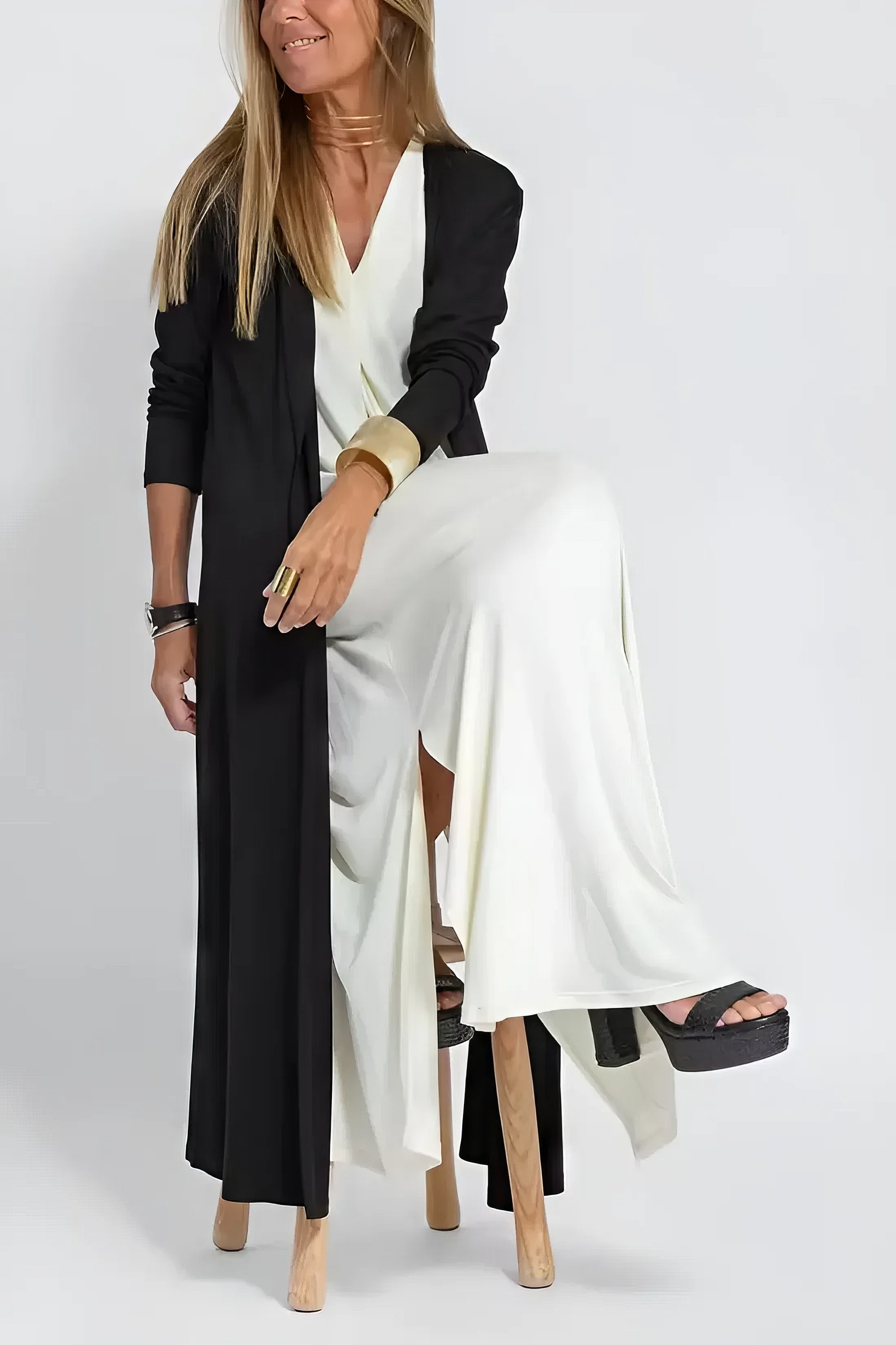Juno Women's Dress | Elegant Long Maxi Dress in Lightweight Fabric 7