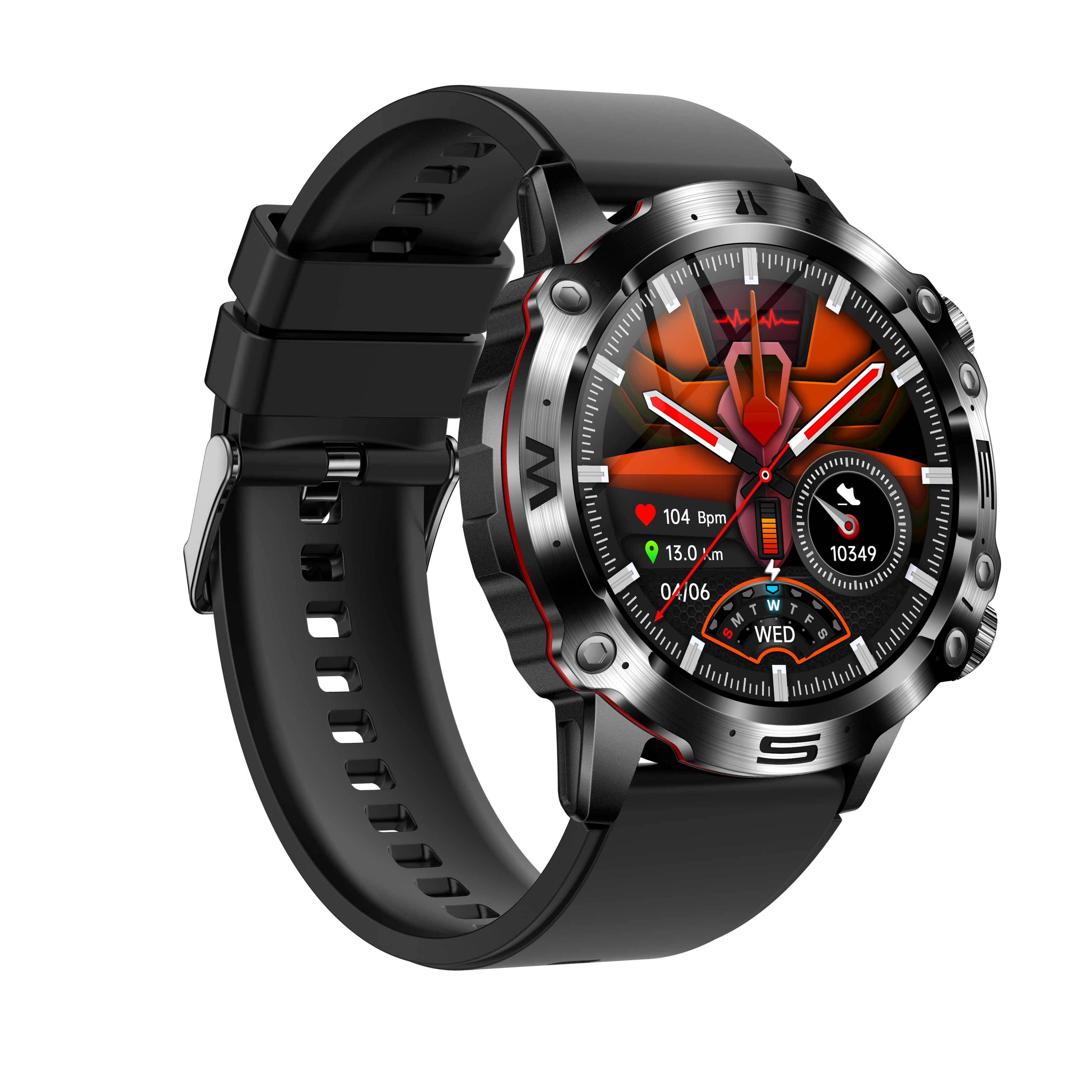 Kaleo Montre Intelligente | Écran AMOLED 1,43 avec Moniteurs de Pouls, SpO2 et Tension Artérielle 3