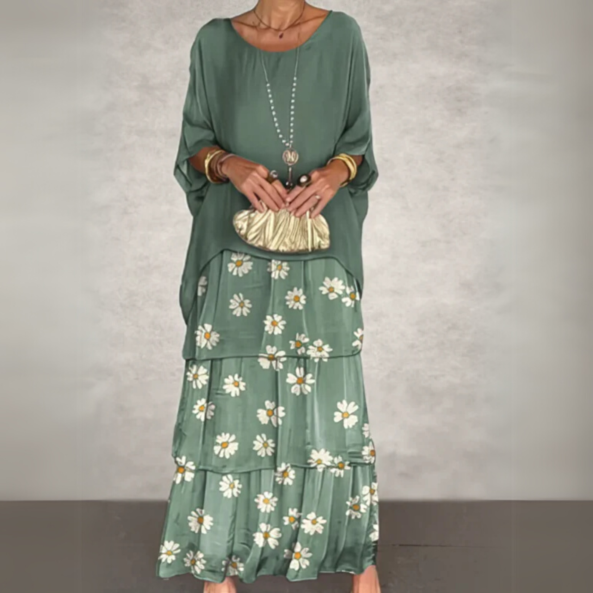 Kali Women's Maxi Dress | Flowing Silhouette, Elegant Design 1