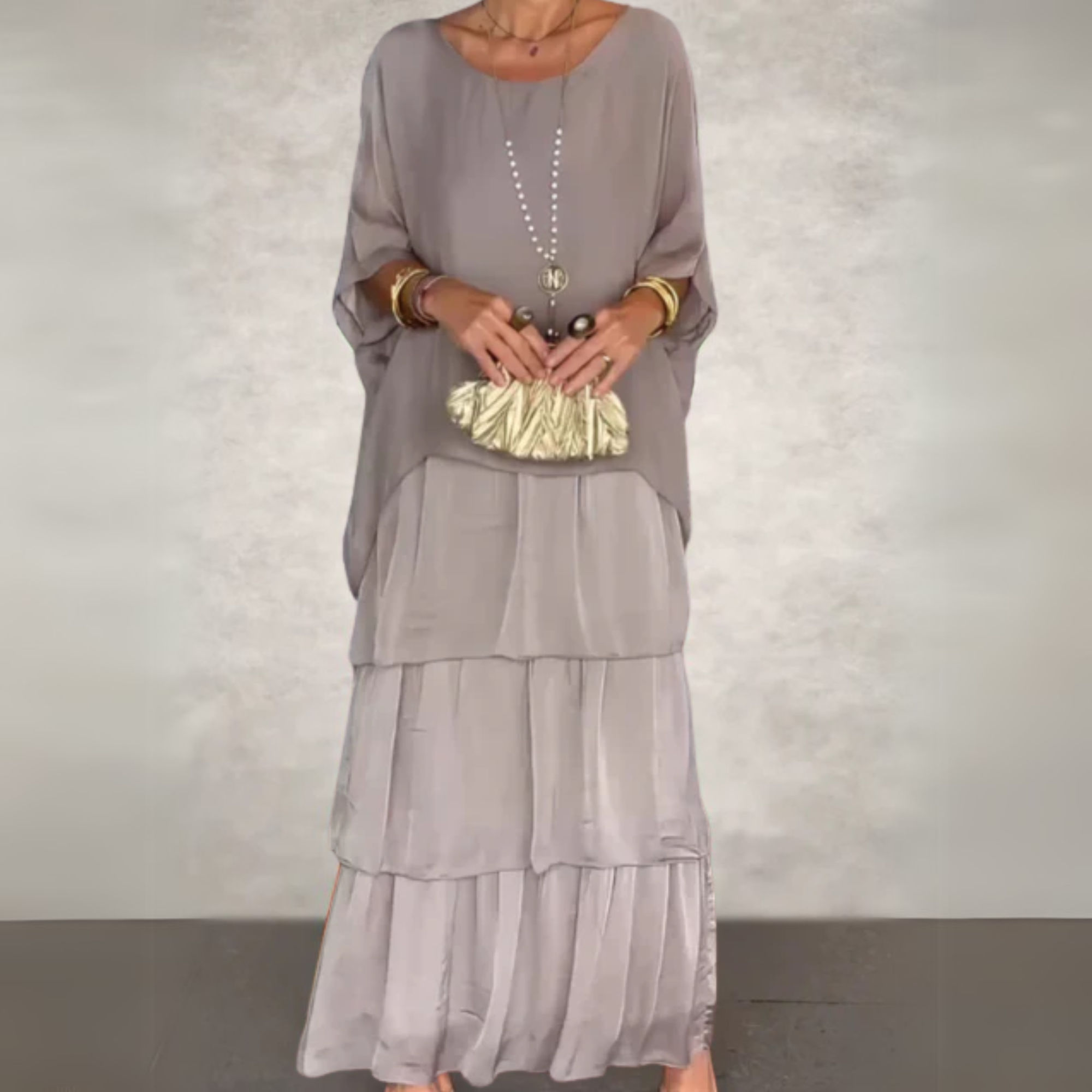 Kali Women's Maxi Dress | Flowing Silhouette, Elegant Design 3