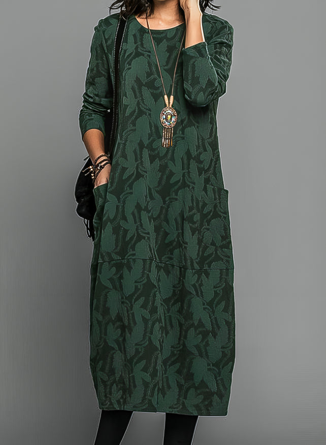 Kara Women's Midi Dress | Artistic Printed Design 0