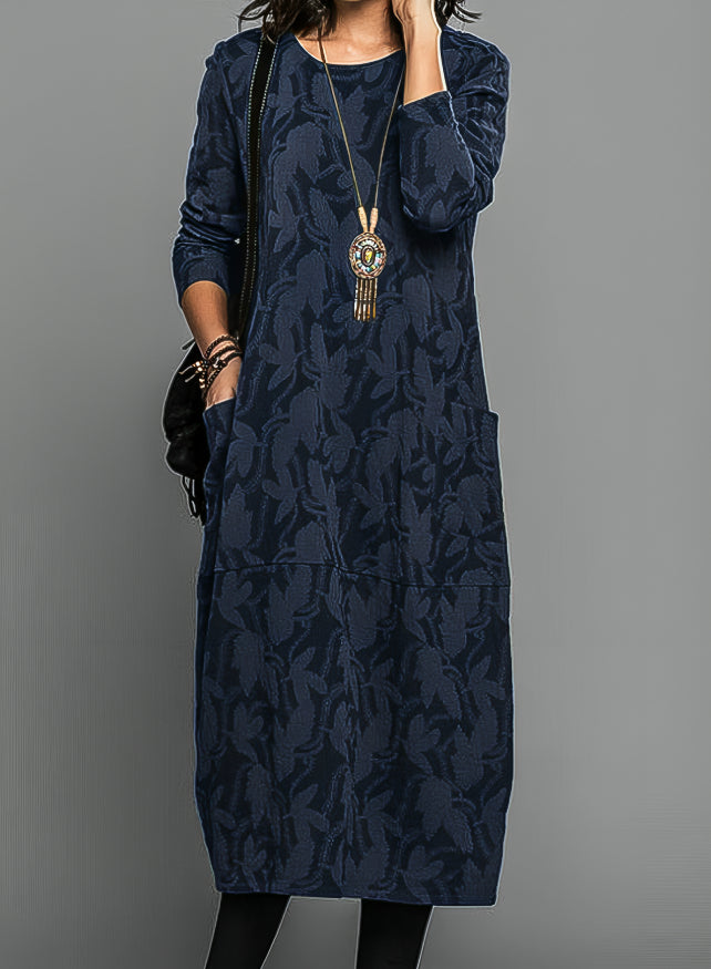 Kara Women's Midi Dress | Artistic Printed Design 2