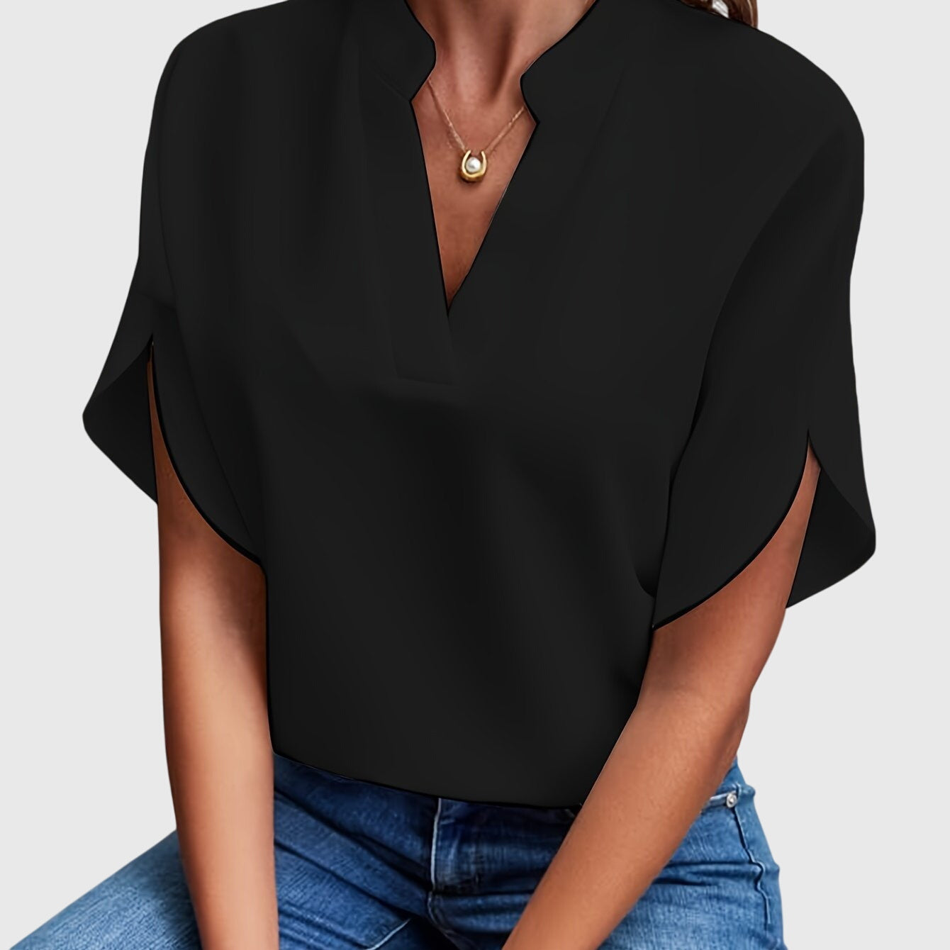 Kristie Women's Blouse | Lightweight Fabric, Tailored Fit 3