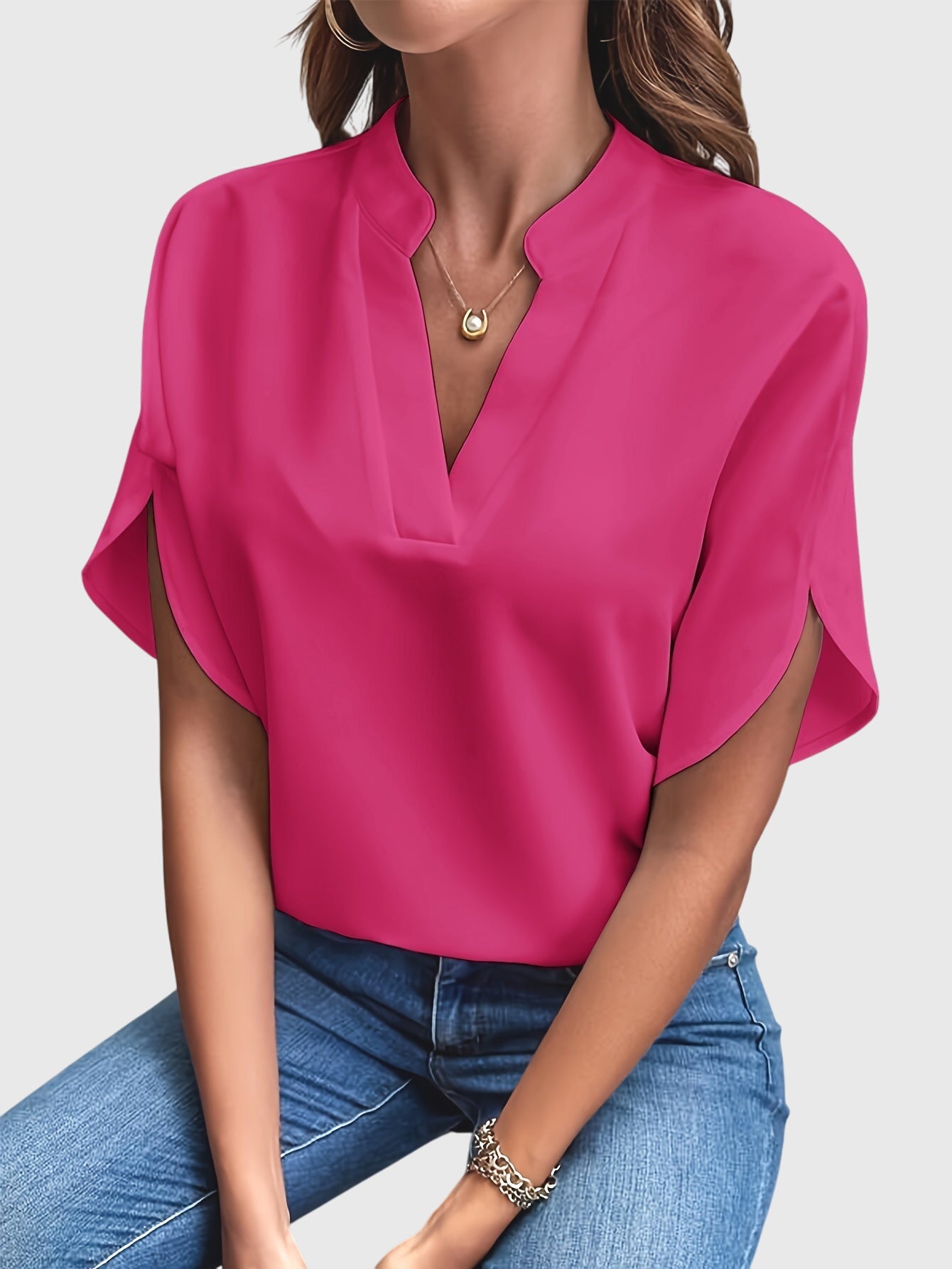 Kristie Women's Blouse | Lightweight Fabric, Tailored Fit 4