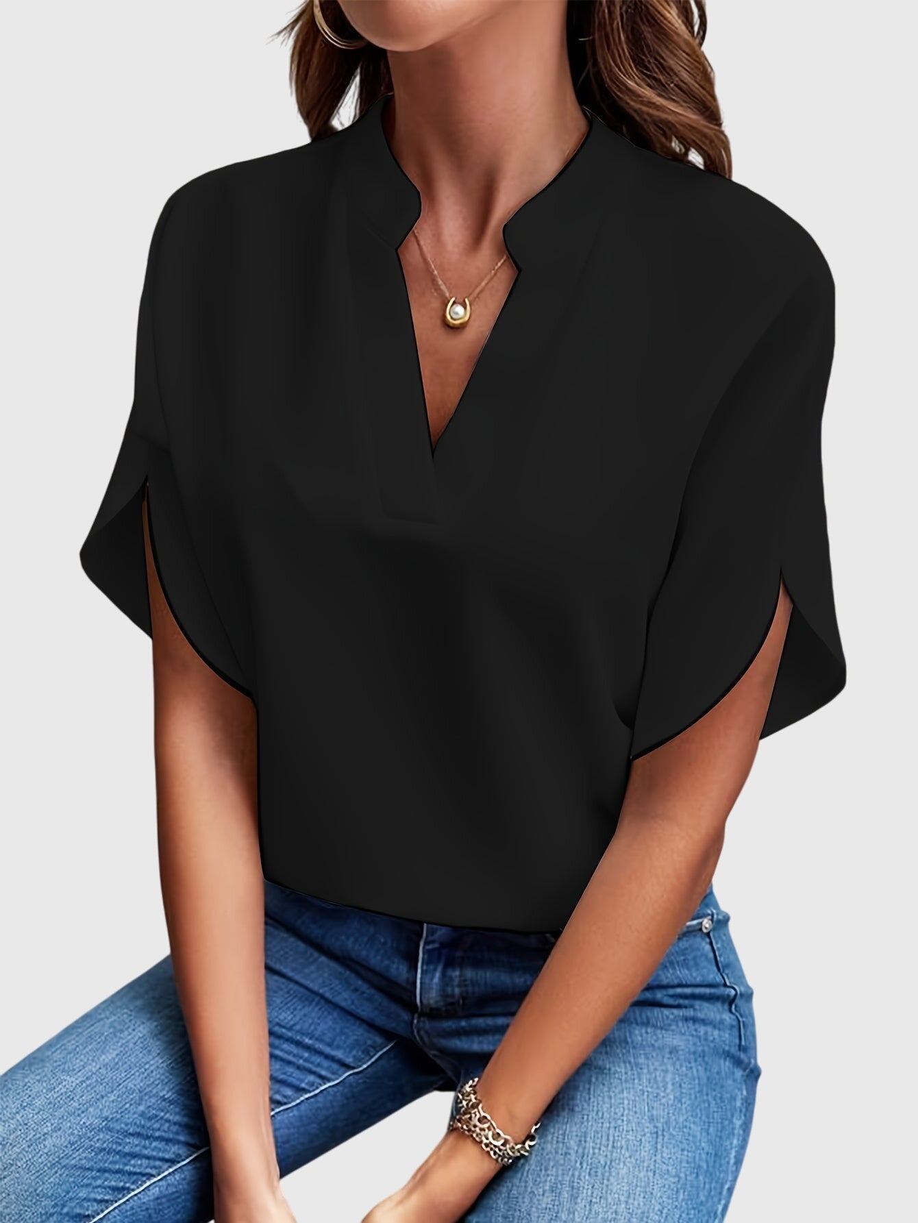 Kristie Women's Blouse | Lightweight Fabric, Tailored Fit 5