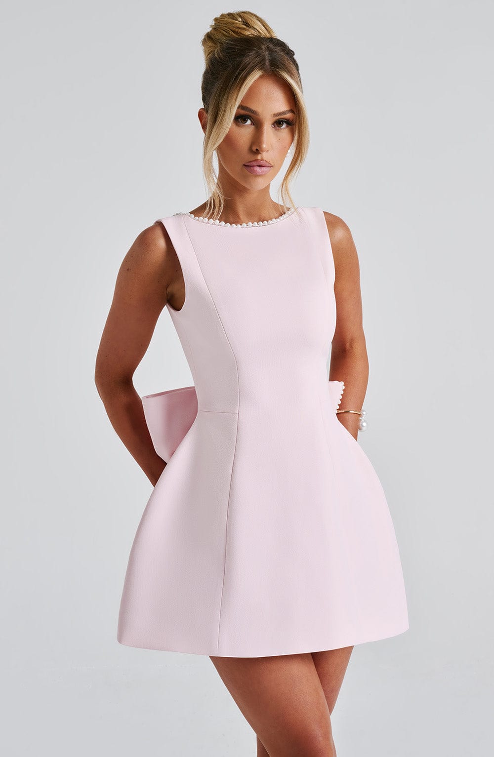 Kylie Women's Mini Dress | Structured Elegance for Cocktail and Formal Occasions 1