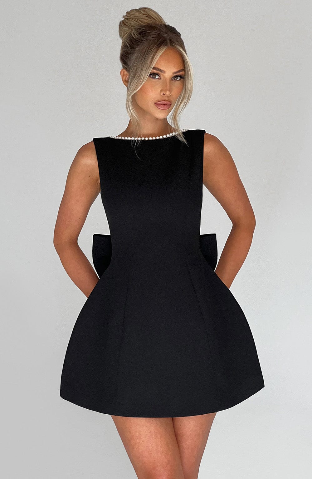 Kylie Women's Mini Dress | Structured Elegance for Cocktail and Formal Occasions 3