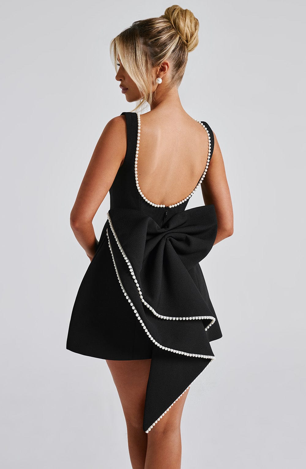 Kylie Women's Mini Dress | Structured Elegance for Cocktail and Formal Occasions 4