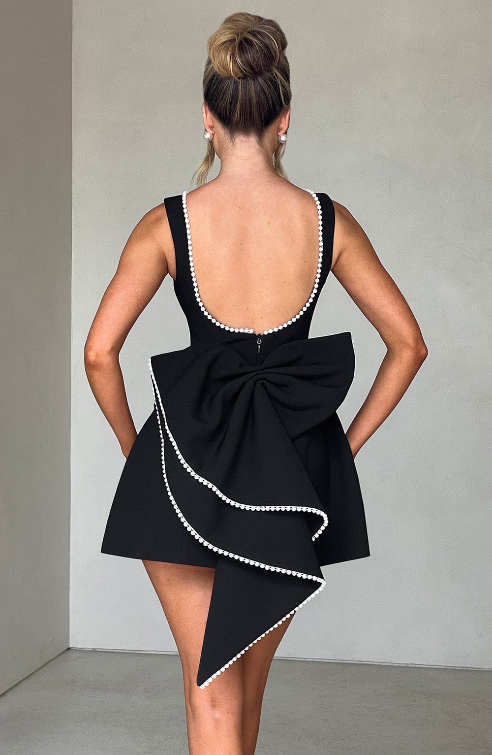 Kylie Women's Mini Dress | Structured Elegance for Cocktail and Formal Occasions 5