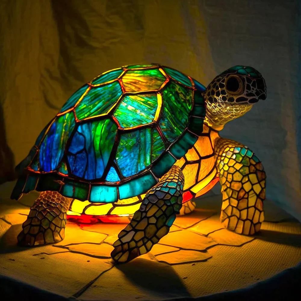 Lampe Décorative VitraFauna | Verre Peint Motifs Animaux, Luminaire Pour Salon 11