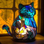 Lampe Décorative VitraFauna | Verre Peint Motifs Animaux, Luminaire Pour Salon 13