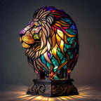 Lampe Décorative VitraFauna | Verre Peint Motifs Animaux, Luminaire Pour Salon 15