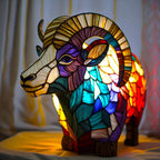 Lampe Décorative VitraFauna | Verre Peint Motifs Animaux, Luminaire Pour Salon 6