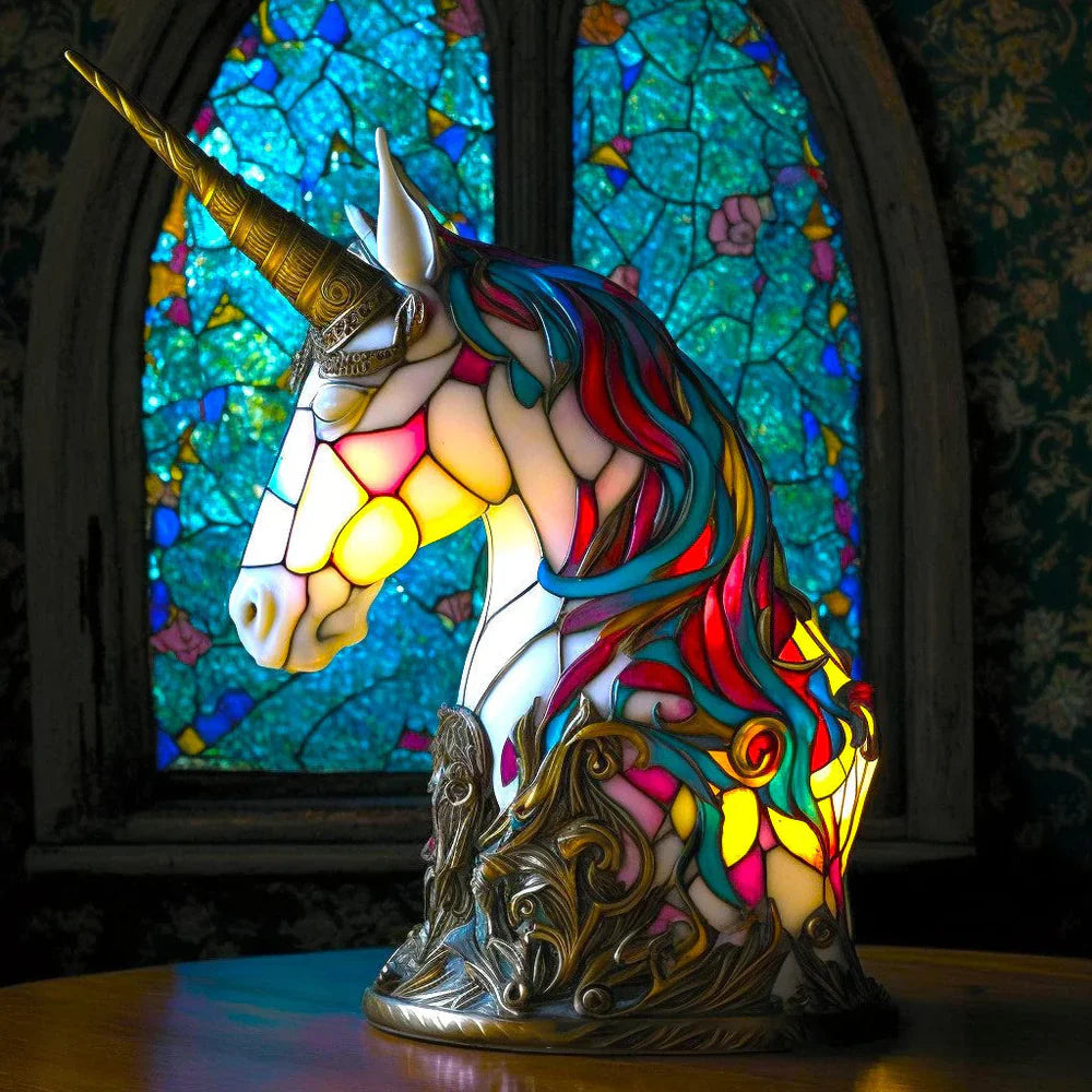 Lampe Décorative VitraFauna | Verre Peint Motifs Animaux, Luminaire Pour Salon 7