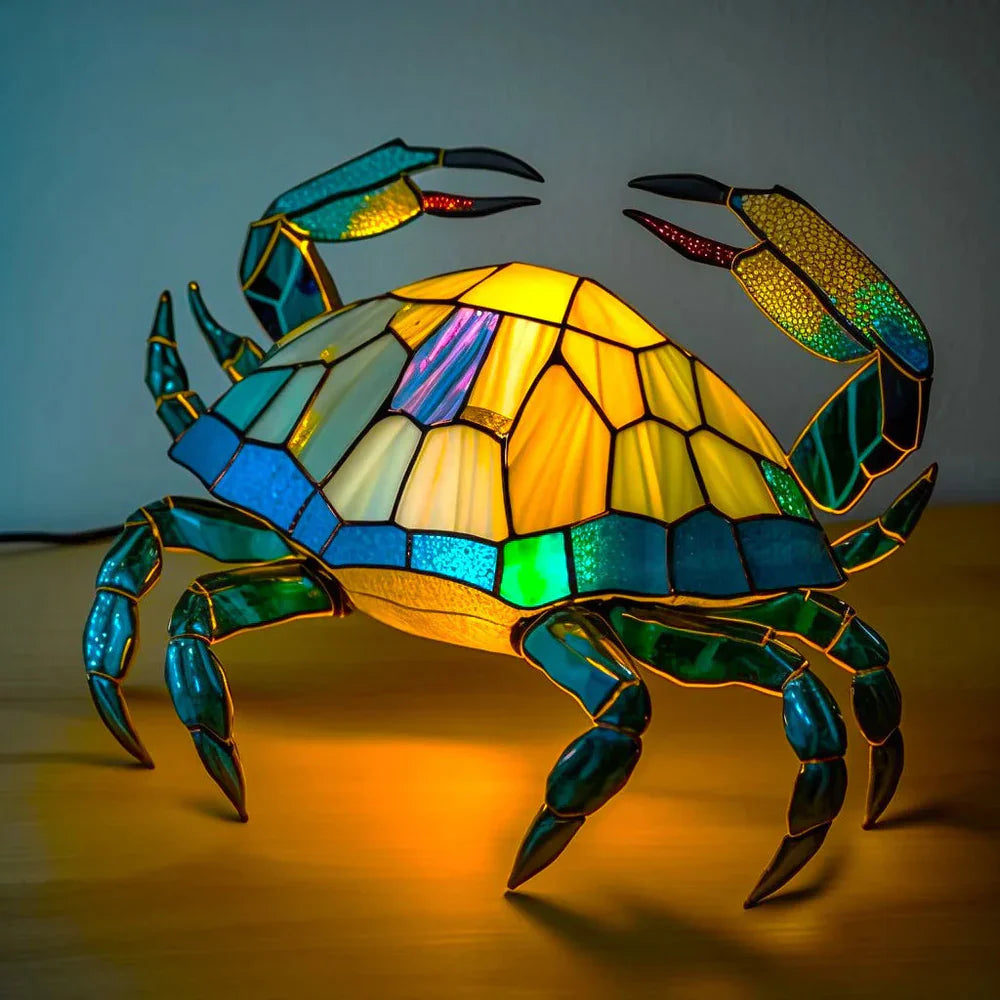 Lampe Décorative VitraFauna | Verre Peint Motifs Animaux, Luminaire Pour Salon 8