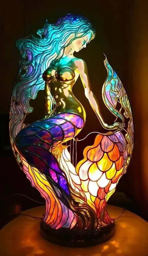 Lampe Décorative VitraFauna | Verre Peint Motifs Animaux, Luminaire Pour Salon 9