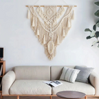 Liora Décoration Murale | Macramé Bohème Scandinave, Fait Main pour Salon 0
