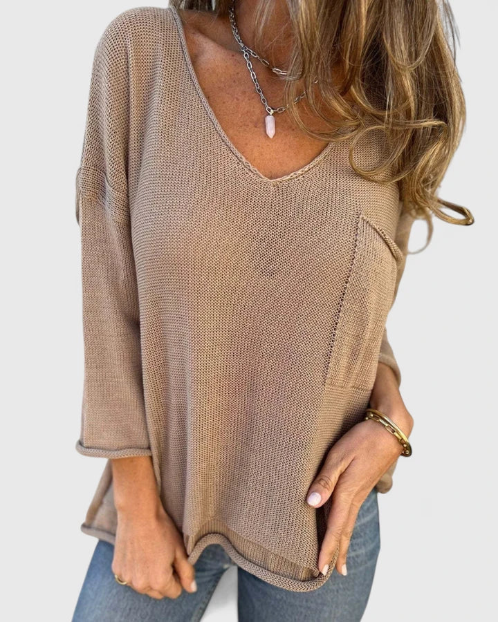 Lively Women's Top | Flattering V-Neck, Lightweight Comfort 0