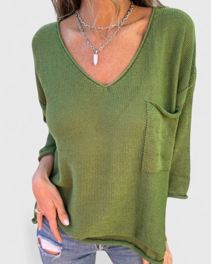 Lively Women's Top | Flattering V-Neck, Lightweight Comfort 1