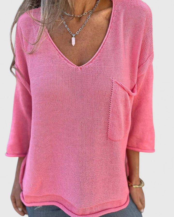 Lively Women's Top | Flattering V-Neck, Lightweight Comfort 5