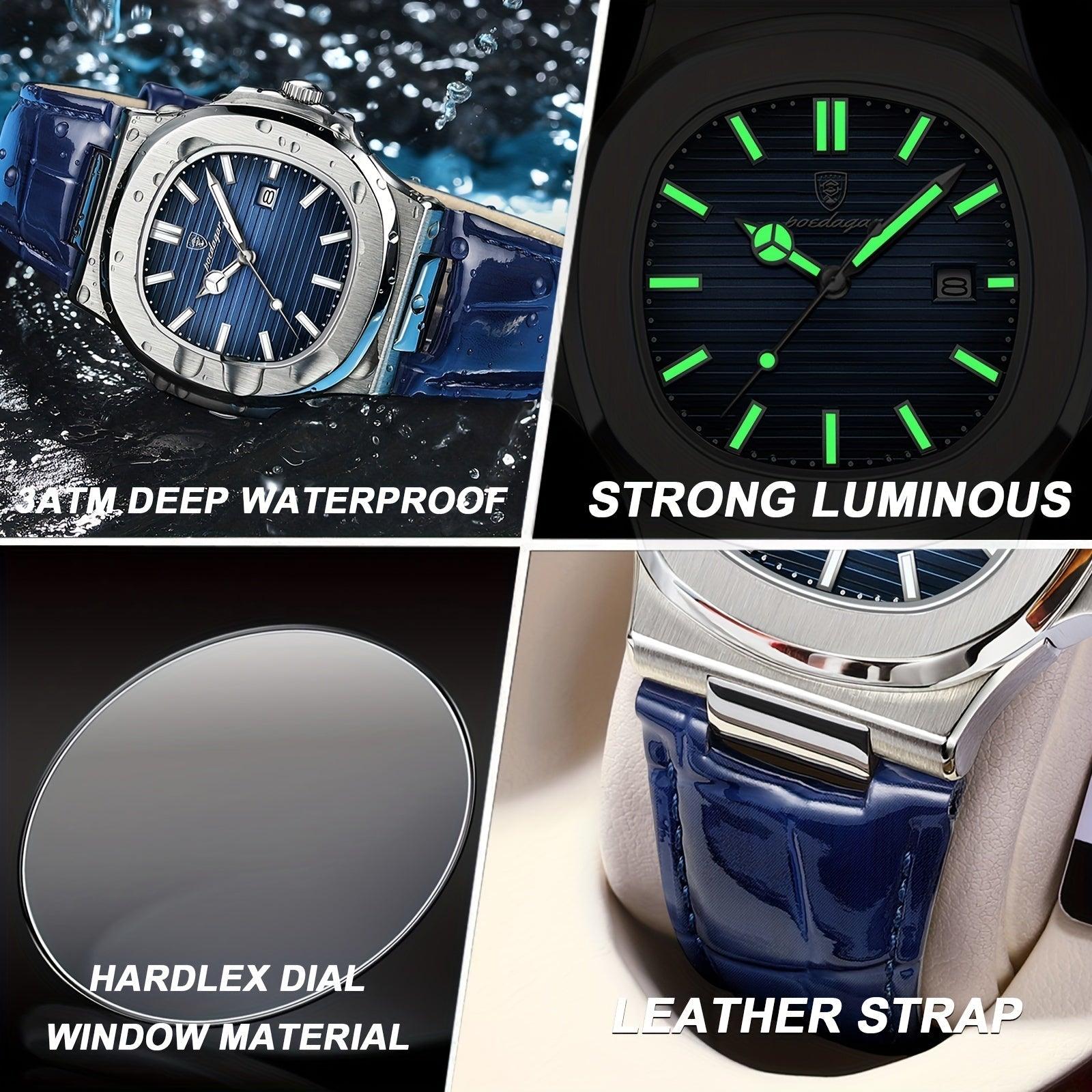 Livio Montre Bracelet Homme | Acier Inoxydable, Mouvement Quartz 3