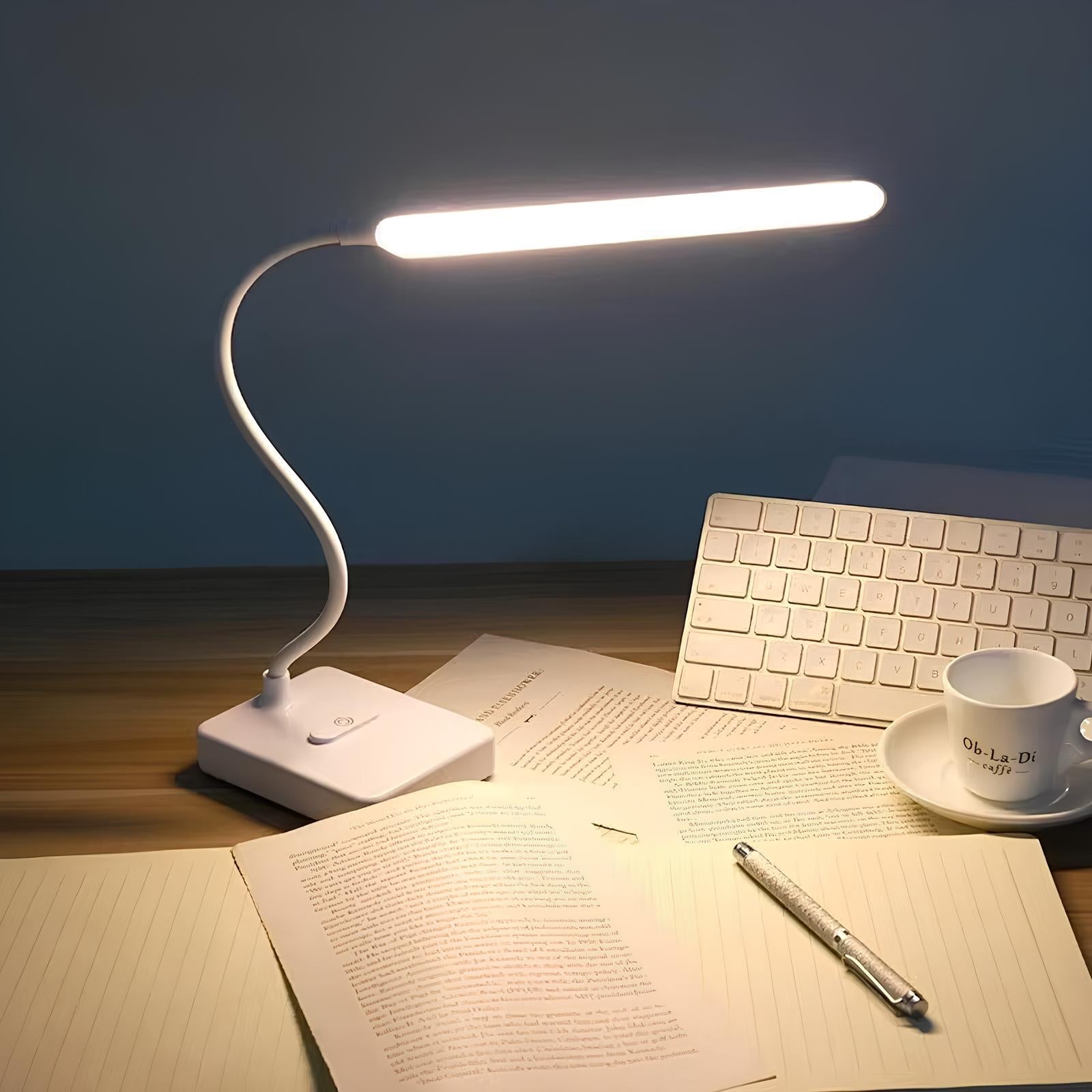 LumoFlex Lampe de Bureau | Bras Flexible, Éclairage Réglable 3