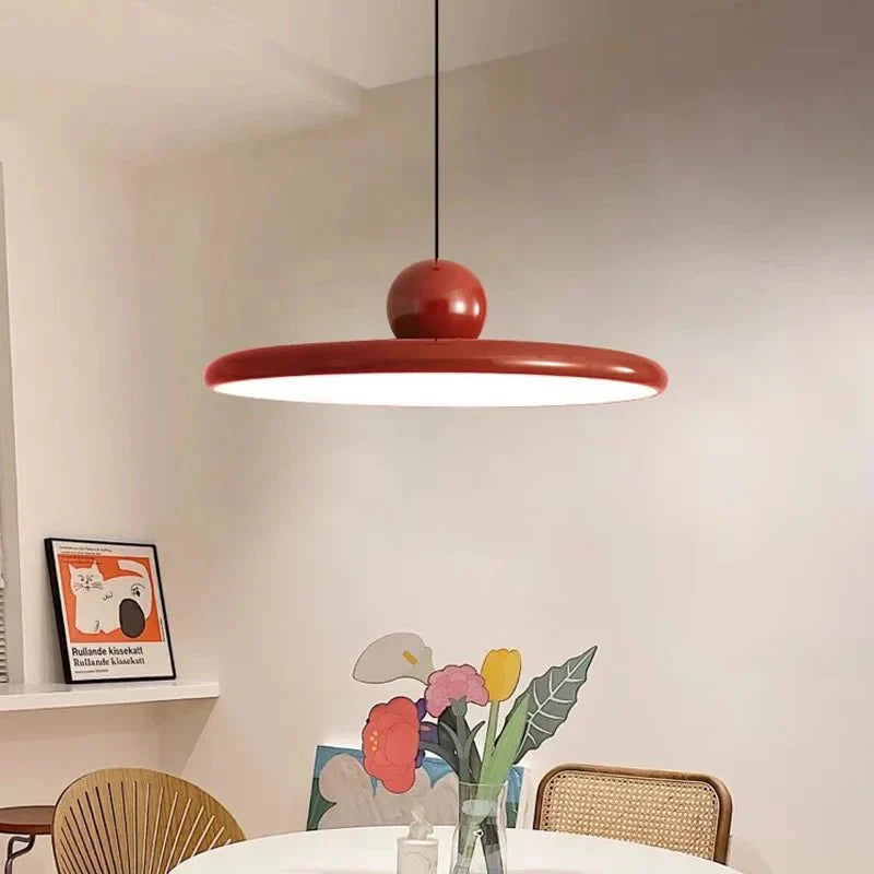 LunaBau Lampe Suspension | Verre Minimaliste Bauhaus, LED Éclairage Ambiant 0