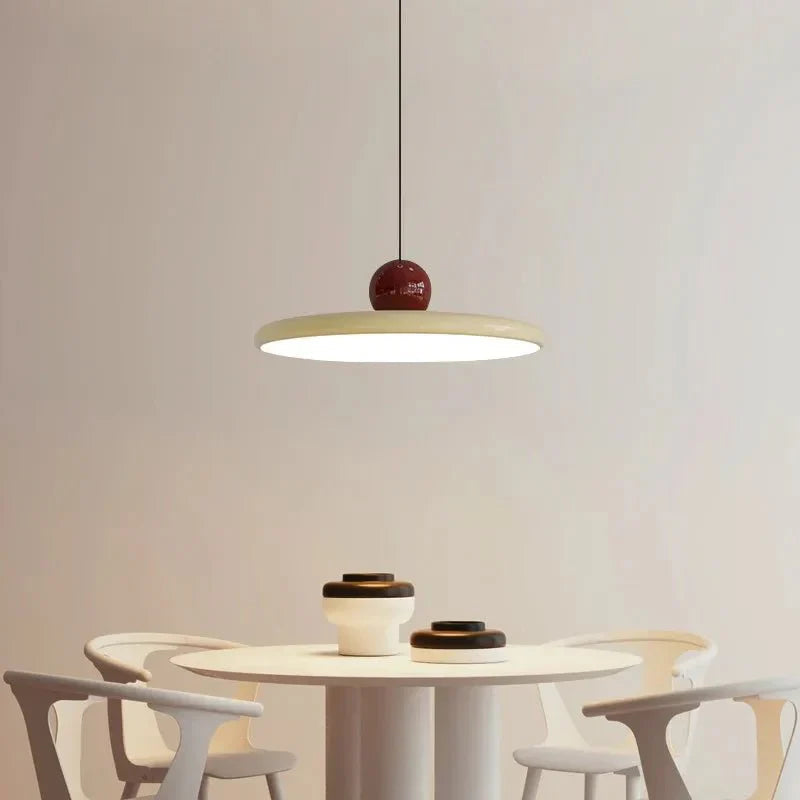 LunaBau Lampe Suspension | Verre Minimaliste Bauhaus, LED Éclairage Ambiant 3