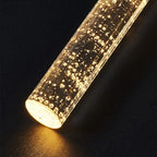 Lustre Cylindrique Lustreau | Verre Éclairé, Ambiance Chaleureuse 0