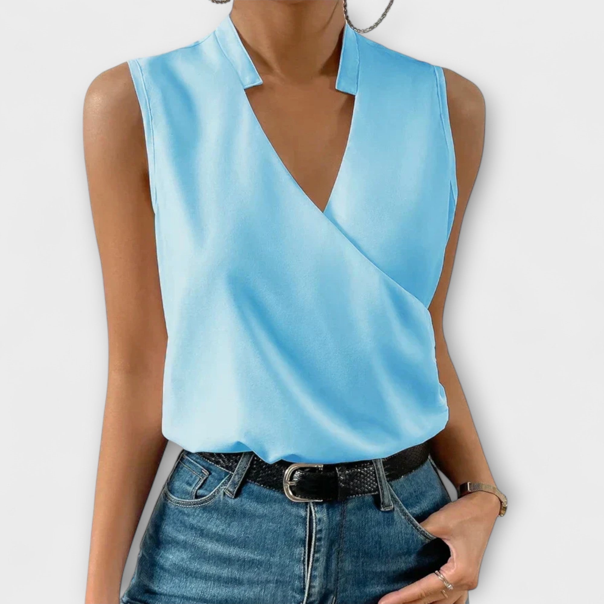 Luxe Women's V-Neck Tank Top | Soft, Breathable Fabric for Going Out 2