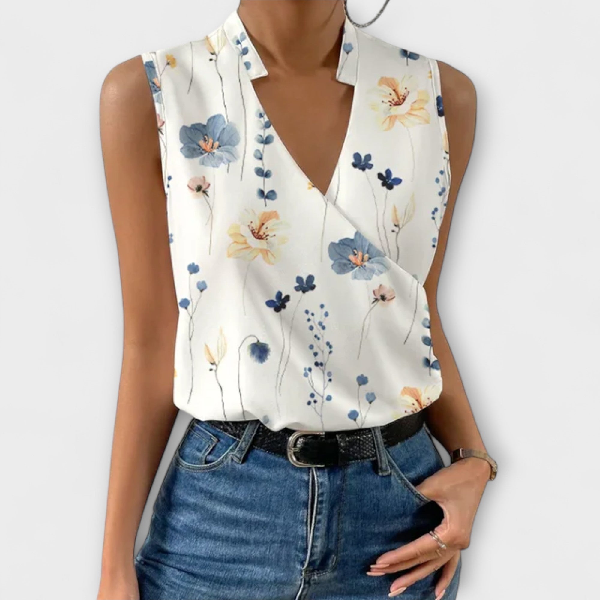 Luxe Women's V-Neck Tank Top | Soft, Breathable Fabric for Going Out 4