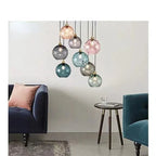 Lysia Suspension Lumineuse Design | Verre et Métal, Éclairage Ambiant 1