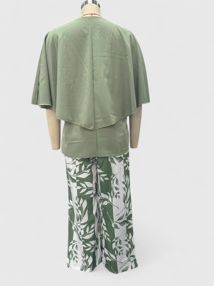 M Women's Casual Pant Sets | Chic Printed Top and Trousers 7
