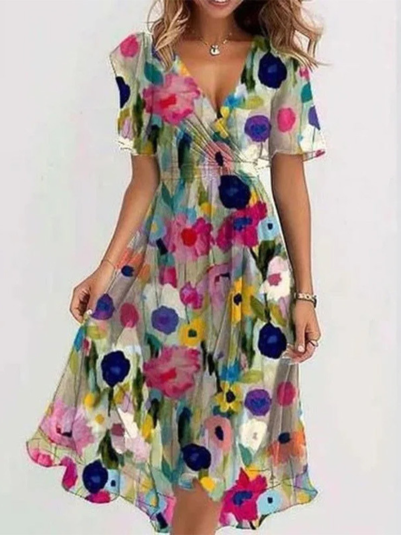 Matilda Women's Summer Dress | Stylish Belly Cover 3