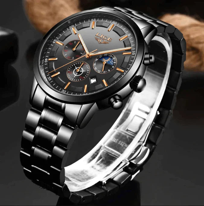 Maverick Montre Militaire | Acier Inoxydable Résistante aux Rayures 2