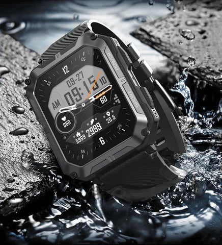 Maverik Montre Tactique Homme | Étanche IP68, Écran HD 1,83 Pouces 1
