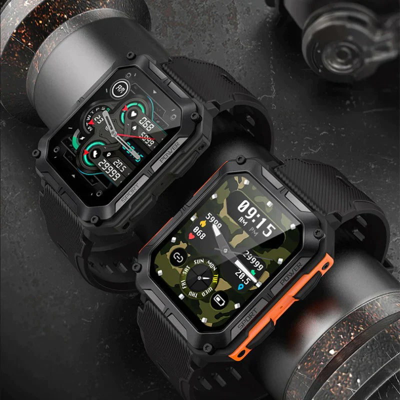 Maverik Montre Tactique Homme | Étanche IP68, Écran HD 1,83 Pouces 2