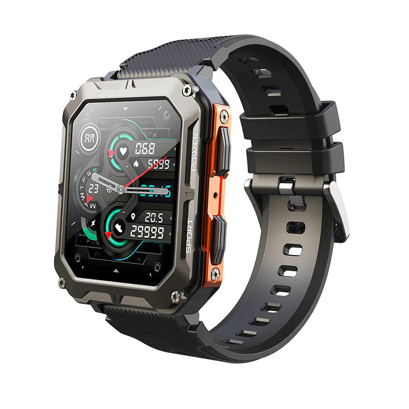 Maverik Montre Tactique Homme | Étanche IP68, Écran HD 1,83 Pouces 3