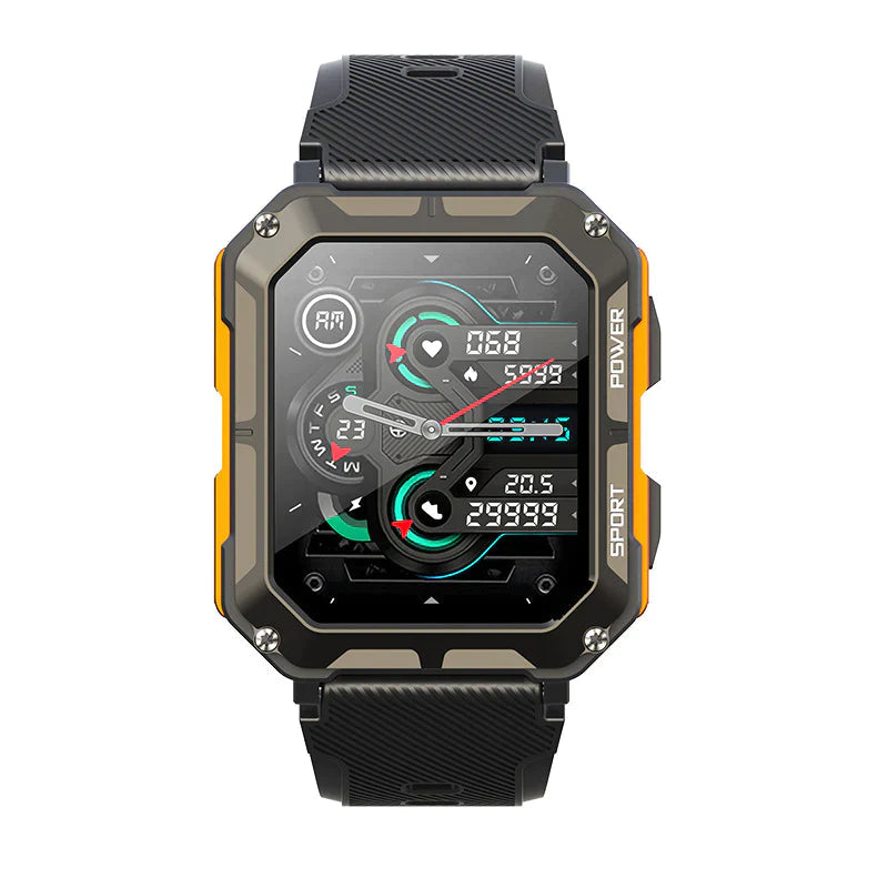 Maverik Montre Tactique Homme | Étanche IP68, Écran HD 1,83 Pouces 4