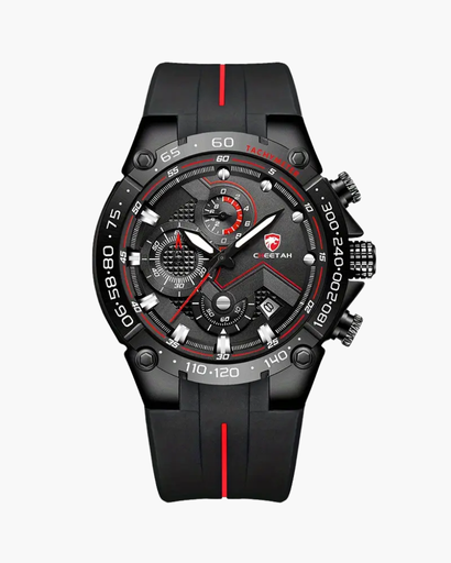 Maxime Montre Chronographe Homme | Bracelet Silicone Bleu Multifonction 2