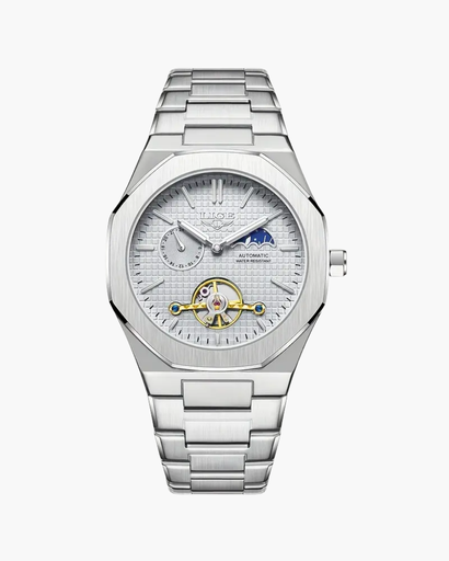 Maxime Montre Homme Automatique | Cadran Squelette Ajouré, Bracelet Intégré 1