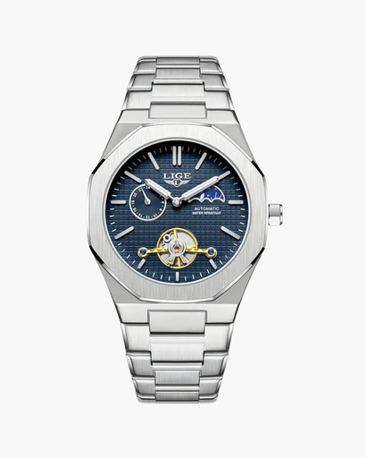 Maxime Montre Homme Automatique | Cadran Squelette Ajouré, Bracelet Intégré 3
